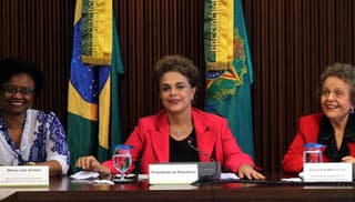 Mulheres contra o golpe e em apoio a Dilma