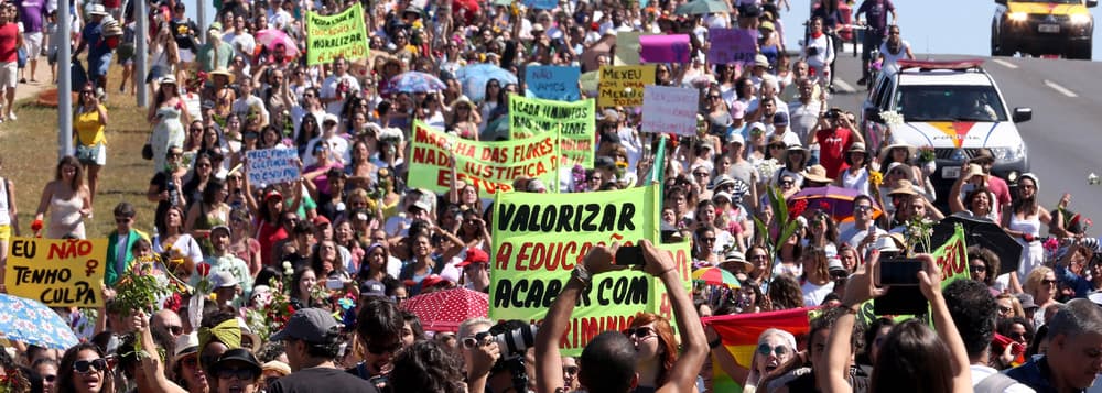 Manifestantes acusam Globo de fomentar “cultura do estupro”