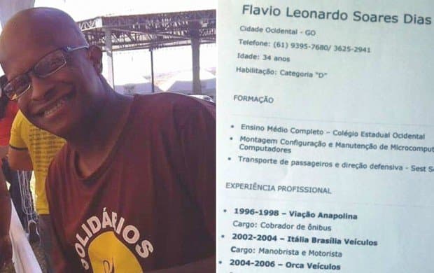 O motorista Flávio Leonardo entregou CV em semáforo e recebeu 40 propostas de emprego