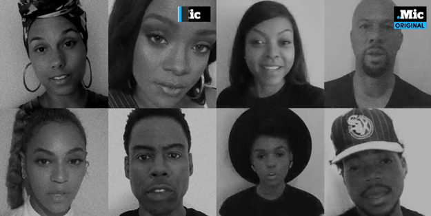 “Nós estamos aqui”: Rihanna, Alicia Keys e outros artistas participam de campanha contra o racismo nos EUA