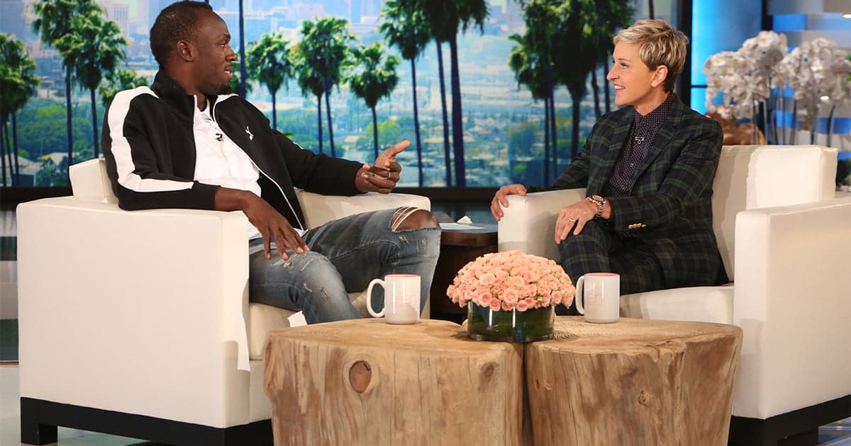 Ellen DeGeneres é acusada de racismo após postar foto com meme de Bolt