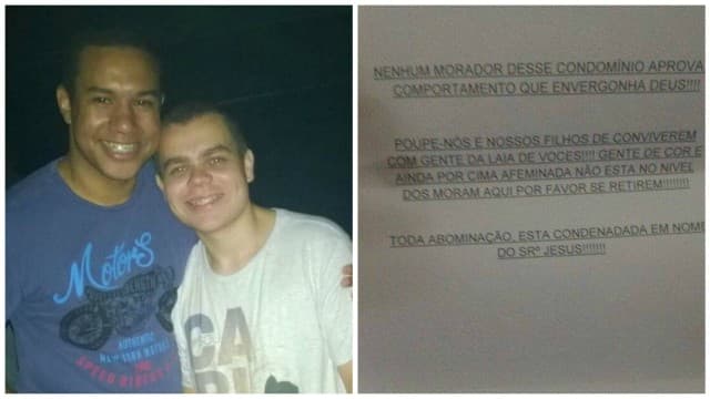 Carta homofóbica e racista enviada a casal gay será investigada pelo Ministério Público do Rio
