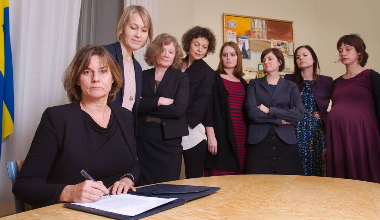 Governo sueco ‘responde’ a Trump com uma foto de mulheres do gabinete
