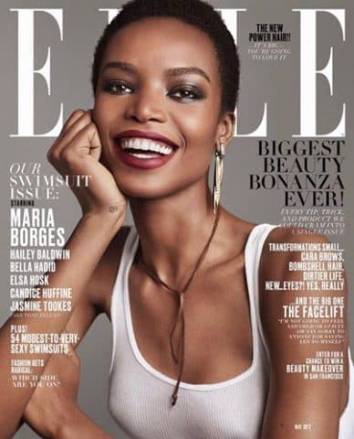 Maria Borges é a primeira negra na capa da ‘Elle USA’ em 20 anos
