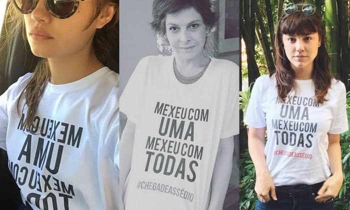Atrizes da TV Globo fazem campanha contra assédio sexual