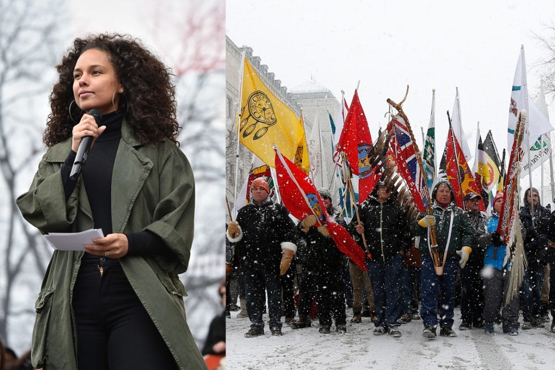 Alicia Keys e o movimento pelos direitos dos povos indígenas do Canadá recebem o prêmio máximo da Anistia Internacional