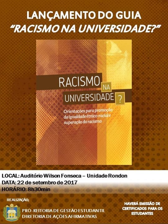 Ufopa lança guia para enfrentamento de racismo institucional