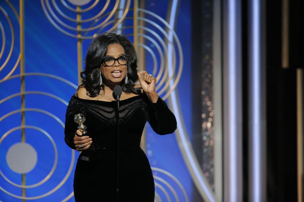 Americanos querem Oprah Winfrey para presidente após fala no Globo de Ouro