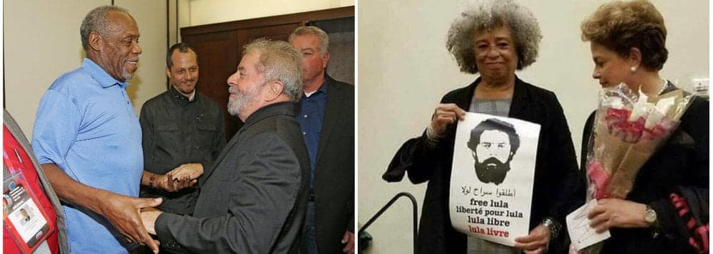 Lula ganha apoio de Angela Davis e Danny Glover para Prêmio Nobel da Paz