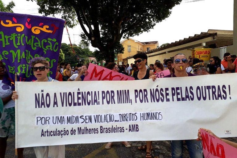 Movimento feminista da Paraíba diz não ao machismo na TV