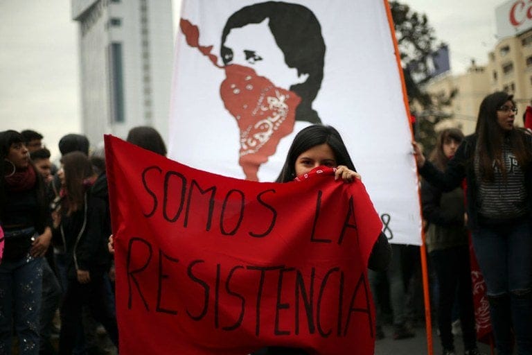 O feminismo toma o Chile