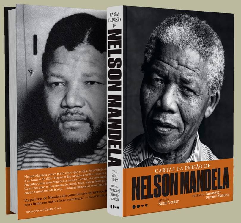Cartas da Prisão de Nelson Mandela reúne textos inéditos do líder político