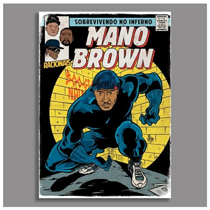 Mano Brown se torna Pantera Negra em série de rappers e HQs