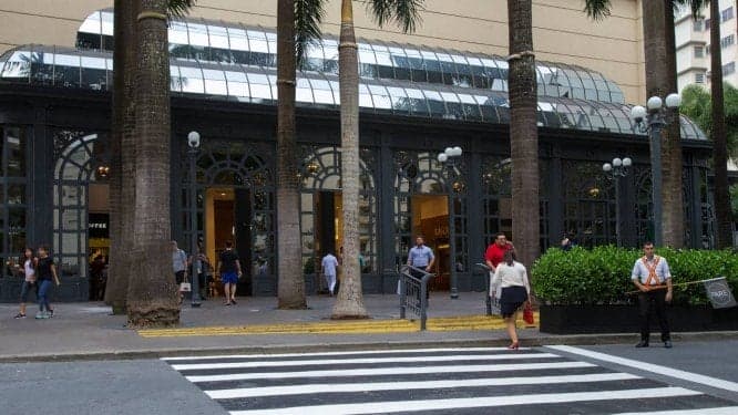 Fachada do Shopping Pátio Higienópolis