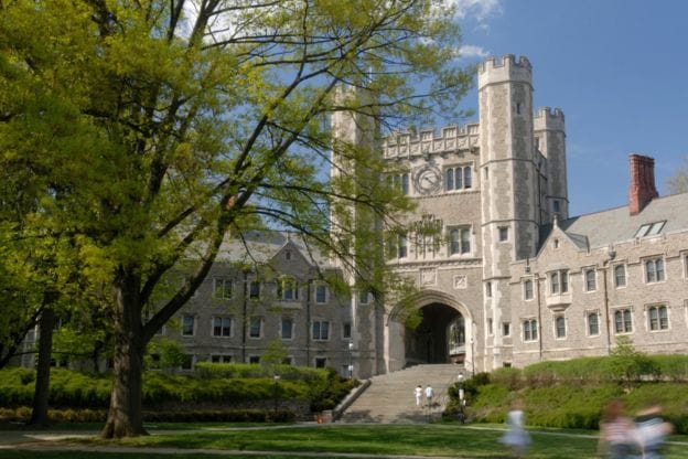 Foto da universidade de Princeton