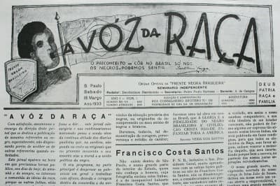FNB: O percurso da voz da resistência negra brasileira (1933 A 1938)