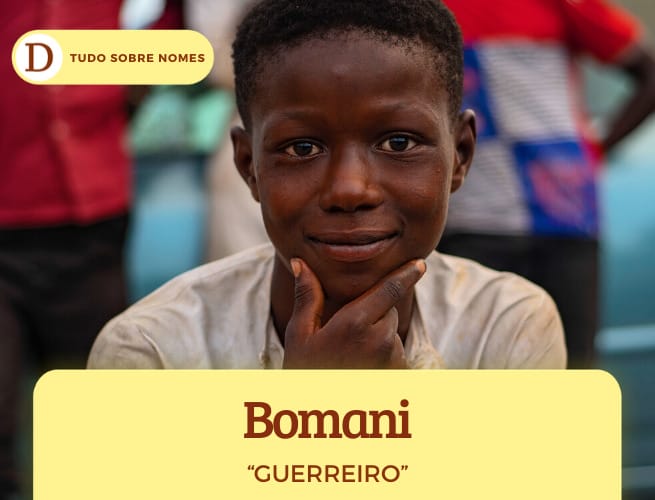 Nome africano masculino - Bomani