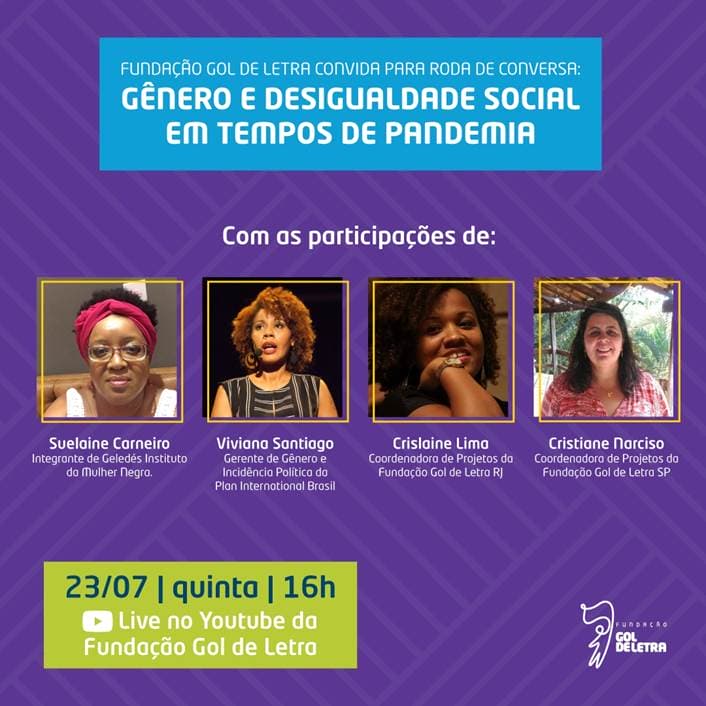 Assista: Gênero e Desigualdade Social em Tempos de Pandemia