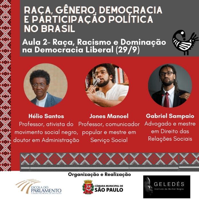 escola do parlamento Raça, gênero, democracia e participação politica no brasil