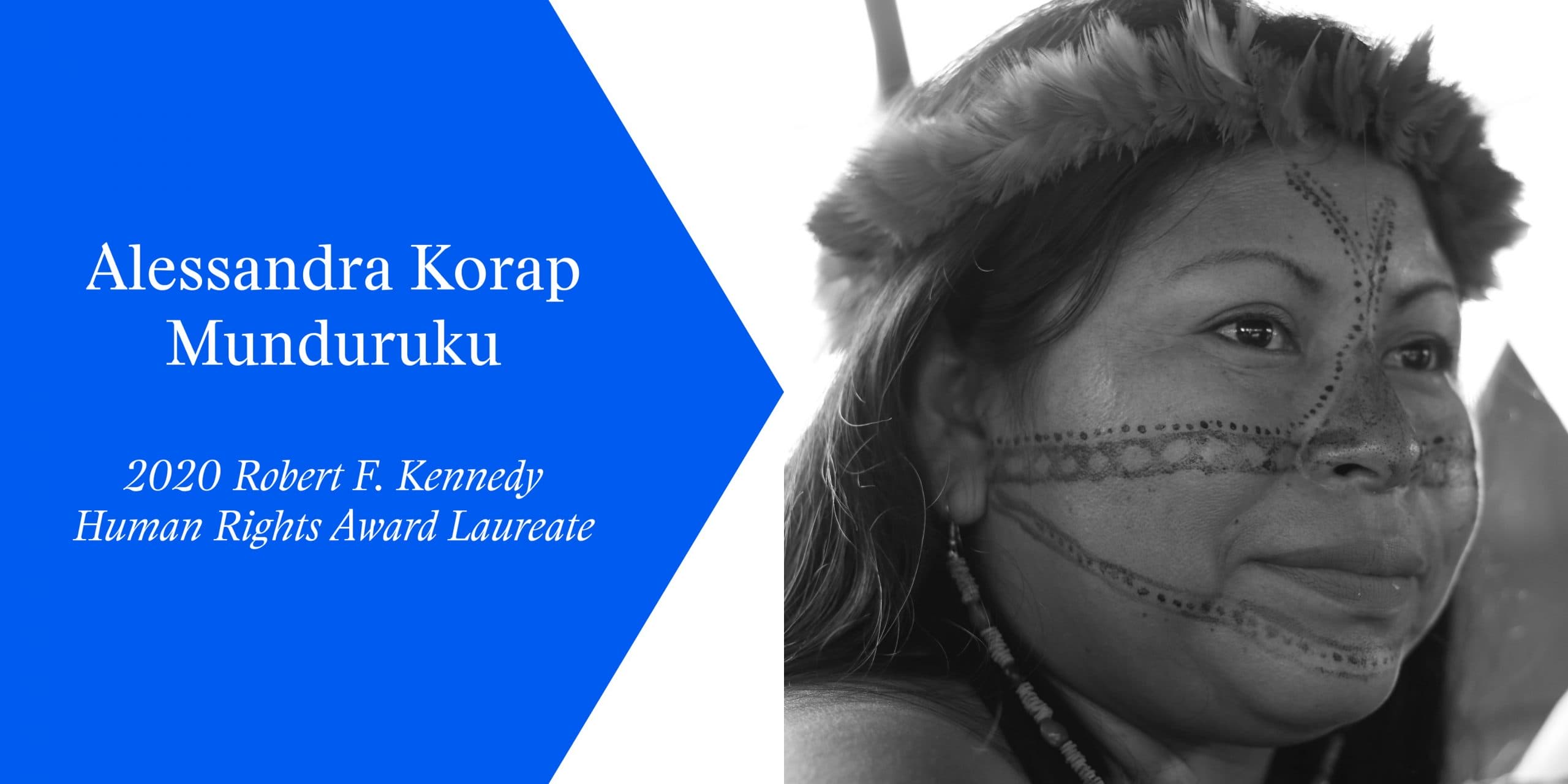 Líder indígena Alessandra Munduruku ganha prêmio de direitos humanos