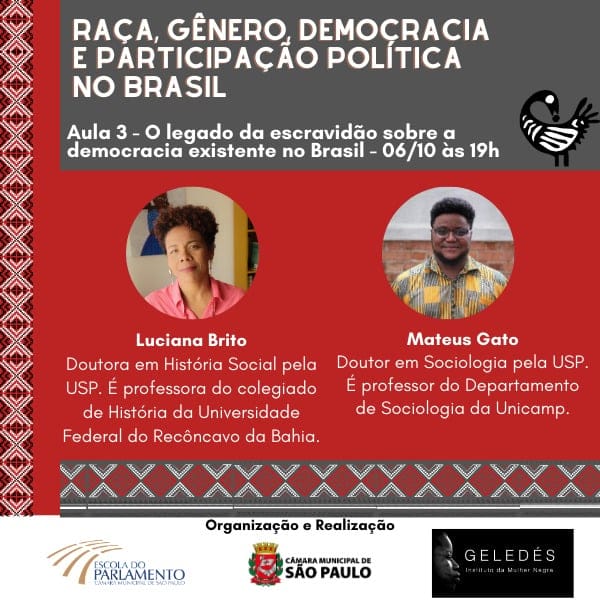 Raca, genêro, democracia e participação política no Brasil