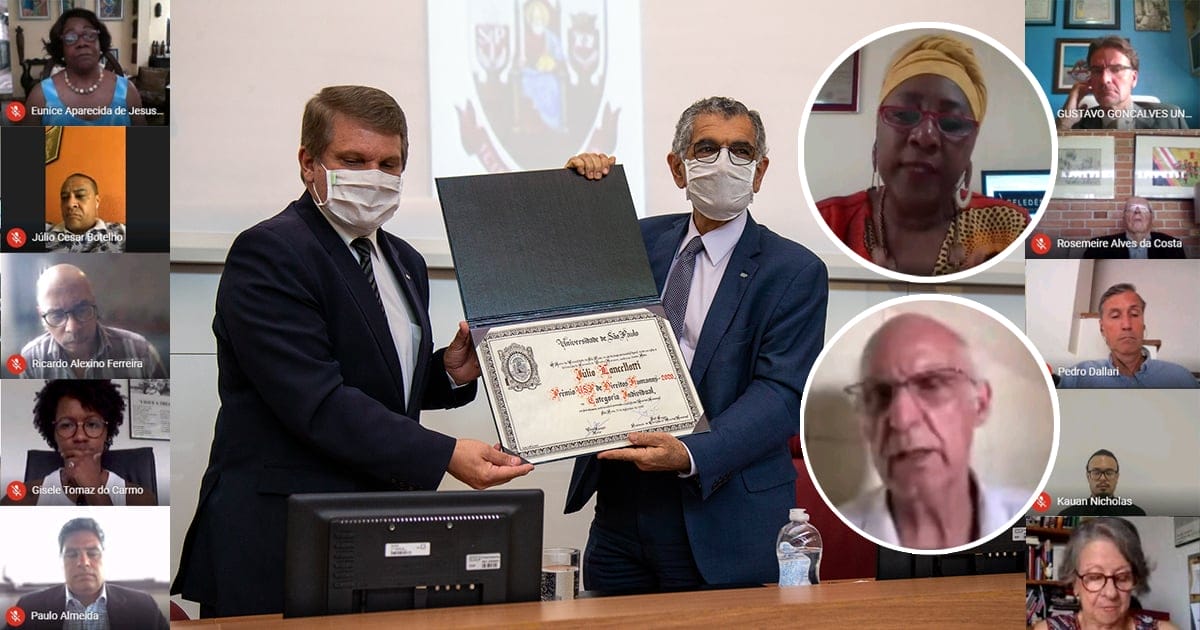 Padre Júlio Lancellotti e Instituto Geledés recebem Prêmio USP de Direitos Humanos 2020