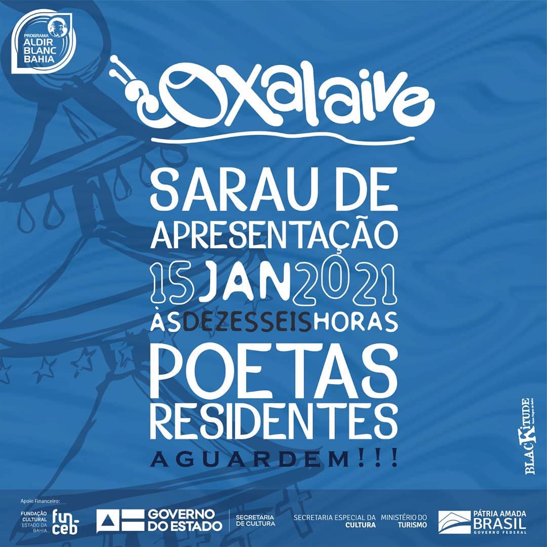 Série Oxalaive promove 14 encontros poéticos virtuais