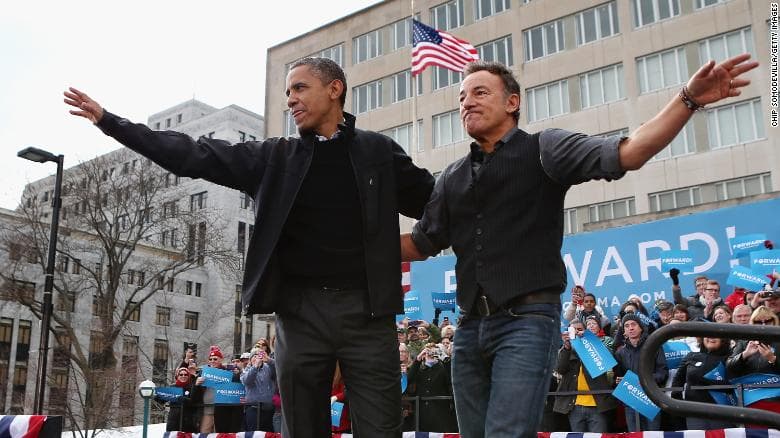 Barack Obama e Bruce Springsteen formam parceria em novo podcast