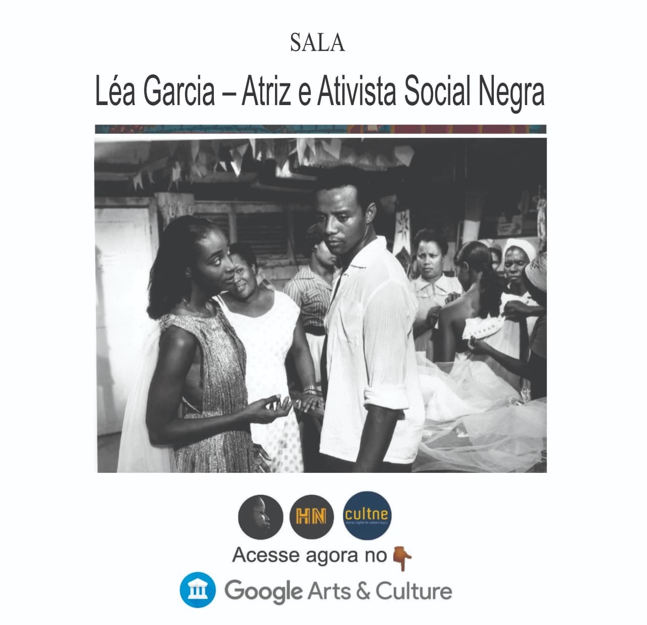 Exposição sobre Léa Garcia estreia no Google Arts & Culture