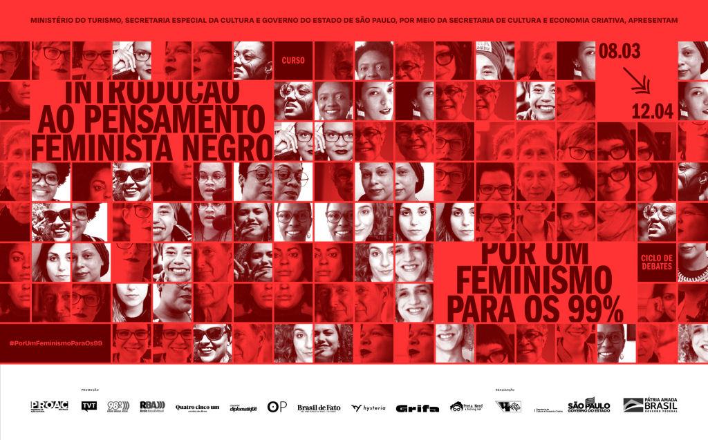 Curso e ciclo de debates reúnem principais pensadoras e ativistas feministas da atualidade