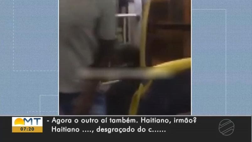 Racismo e xenofobia contra haitianos em ônibus em Cuiabá são apurados pela polícia; veja vídeo