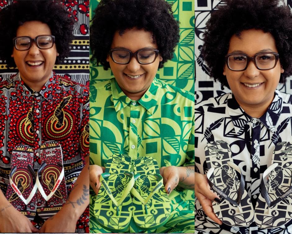 Havaianas & Isaac Silva: marca e estilista lançam Collab inspirada na cultura afroindígena