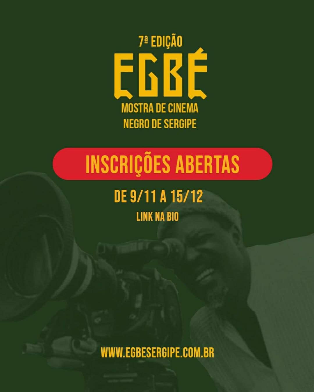 EGBE – Mostra de cinema negro internacionaliza as inscrições para edição em 2022