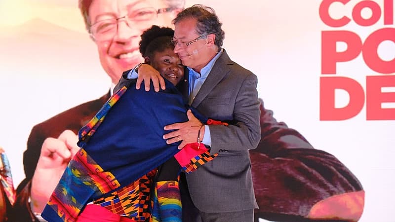 Pacto Histórico confirma chapa presidencial com Gustavo Petro e Francia Márquez na Colômbia