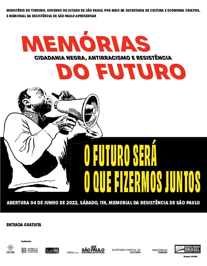 A exposição Memórias do Futuro, com curadoria de Mário Medeiros, ocupa o Memorial da Resistência de São Paulo