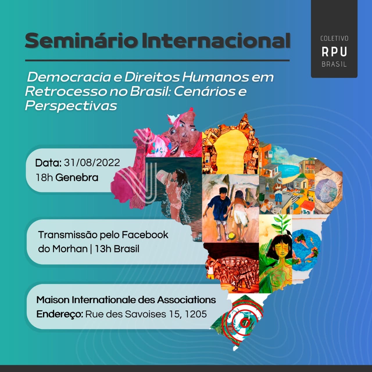 SEMINÁRIO INTERNACIONAL – Democracia e Direitos Humanos em Retrocesso no Brasil: Cenários e Perspectivas