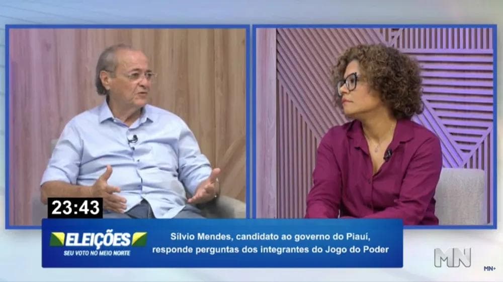 Candidato ao governo do Piauí, Silvio Mendes diz a jornalista: ‘Você é quase negra na pele, mas é inteligente’