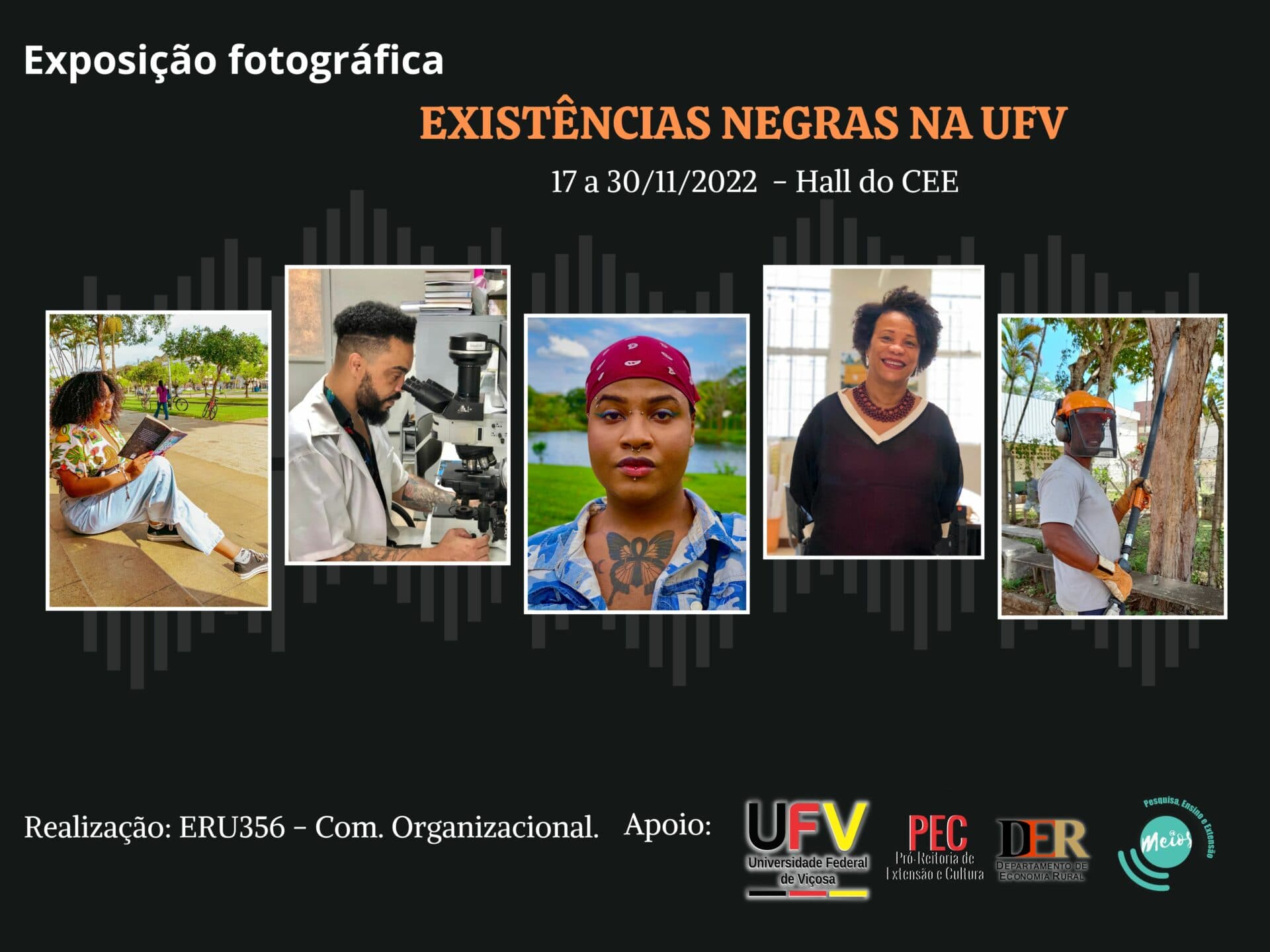 Dia da Consciência Negra: exposição fotográfica dá visibilidade aos negros na UFV